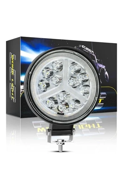 Off Road 16 Led Çalışma Lambası Sarı Renk Sinyal Flash Arazi Aracı Tır Kamyon Tekne Sis Farı 1 ADET