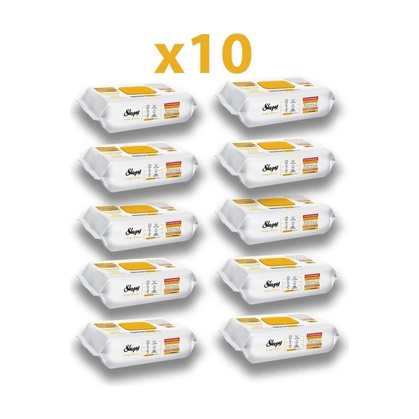 Sleepy Sleepy Easy Clean Arap Sabunu Katkılı Yüzey Temizlik Havlusu 100'LÜ - 10 Adet ürün görseli