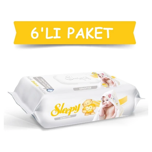 Sleepy Sensitive Islak Havlu 90'lı x 6 ürün görseli