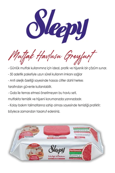 Greyfurt (2x) ve Bergamot (2x) Süper Mutfak Havlusu 50'li ve ROSIE - Resim 3