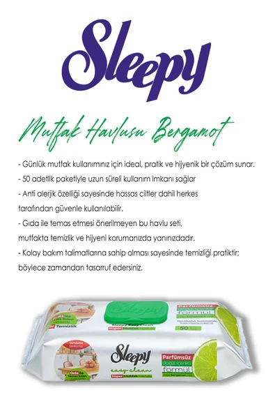 Easy Clean 2'li Bergamotlu Süper Mutfak Havlusu 50'li ve ROSIE - 2