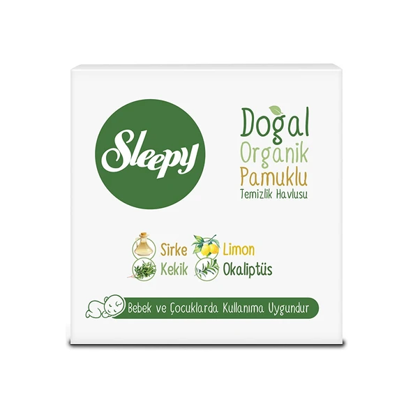 Sleepy Doğal&organik Temizlik Havlusu 12X50 - Resim 3