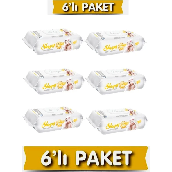 Sleepy Sensitive 90 Yaprak 6'lı Paket Islak Mendil & Havlu ürün görseli