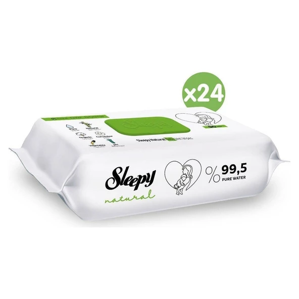 Sleepy Natural Islak Bebek Havlusu 24X90 (2160 Yaprak) - Resim 2