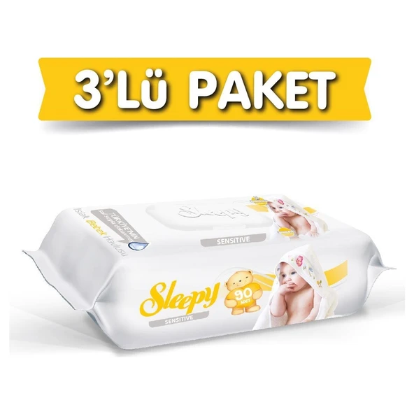 Sleepy Sensitive Islak Havlu 90'lı x 3 ürün görseli