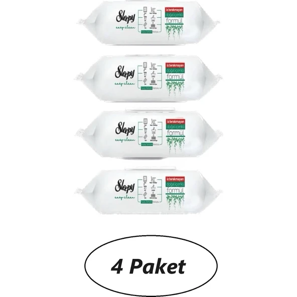 Sleepy Easy Clean Yüzey Temizlik Havlusu 100 Yaprak (4 Adet) - Resim 2