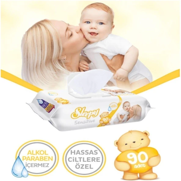 Sleepy 90 Lı 24 Paket Islak Mendil - 2