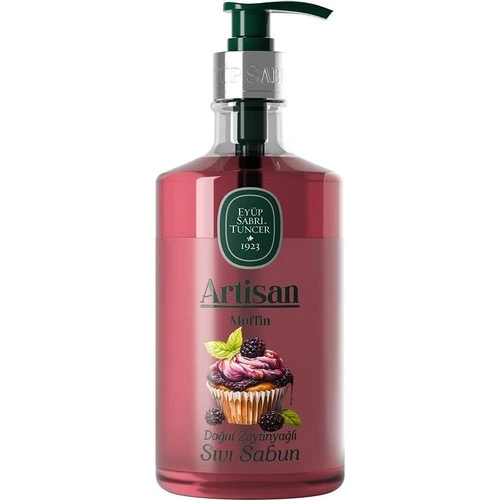 Eyüp Sabri Tuncer Artısan Doğal Zeytinyağlı Sıvı Sabun-Muffın 600 Ml