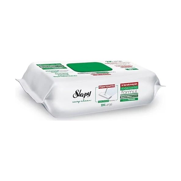 Sleepy Easy Clean Beyaz Sabun Katkılı Yüzey Temizlik Havlusu 3 Adet 3X100 300 Yaprak - 3