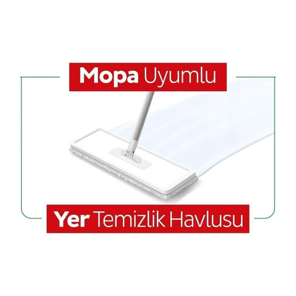 Sleepy Easy Clean Arap Sabunu Katkılı Mopa Uyumlu Yer Temizlik Havlusu 3X50 (150 Yaprak) - Resim 4