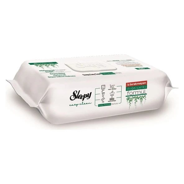 Sleepy Easy Clean Yüzey Temizlik Havlusu Beyaz Sabun 100 Yaprak - Resim 3