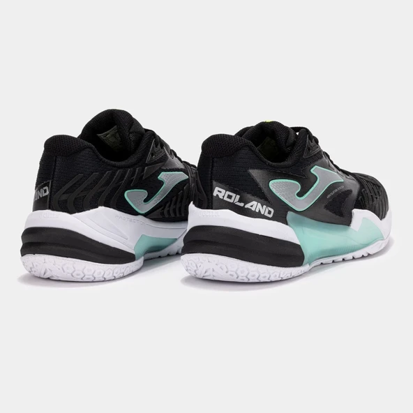 Joma Roland Kadın Siyah Toprak & Sert Kort Tenis Ayakkabısı TROLLS2501AC - 3