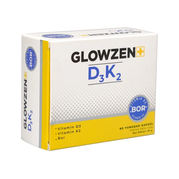 Glowzen + D3K2 Bor 60 Kap