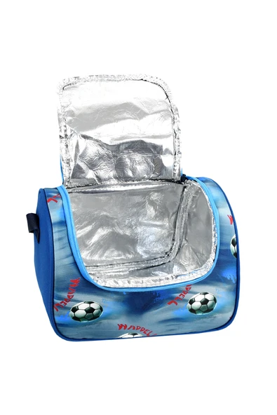 Waddell Lisanslı Futbol Desenli Termal Beslenme Çantası 25606 - 5