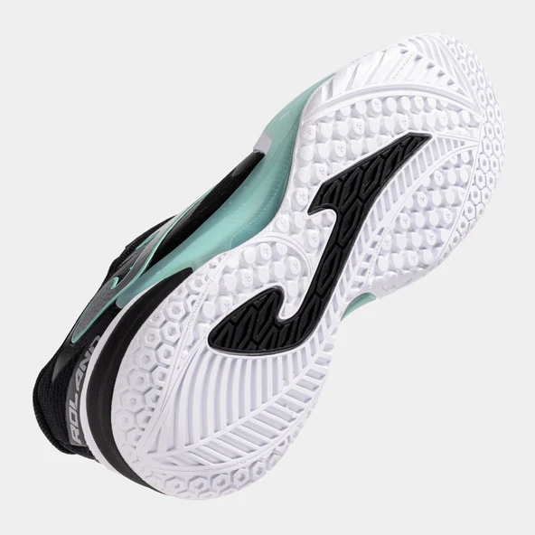 Joma Roland Kadın Siyah Toprak & Sert Kort Tenis Ayakkabısı TROLLS2501AC - 5