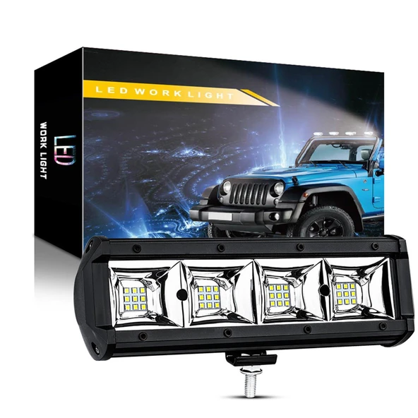 Off Road 9 inç Led Bar 36 LED 108 W Çalışma Ve Sis Lambası Led Bar Beyaz Işık 1 ADET