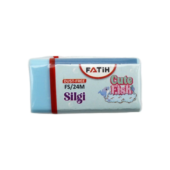 Fatih Cute Fish Dust Free Orta Boy Silgi No:24 24 Adet FA37083 - 3