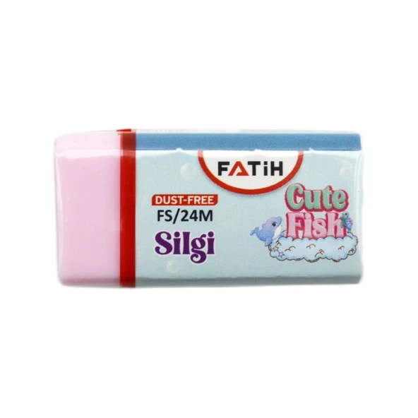 Fatih Cute Fish Dust Free Orta Boy Silgi No:24 24 Adet FA37083 - 2