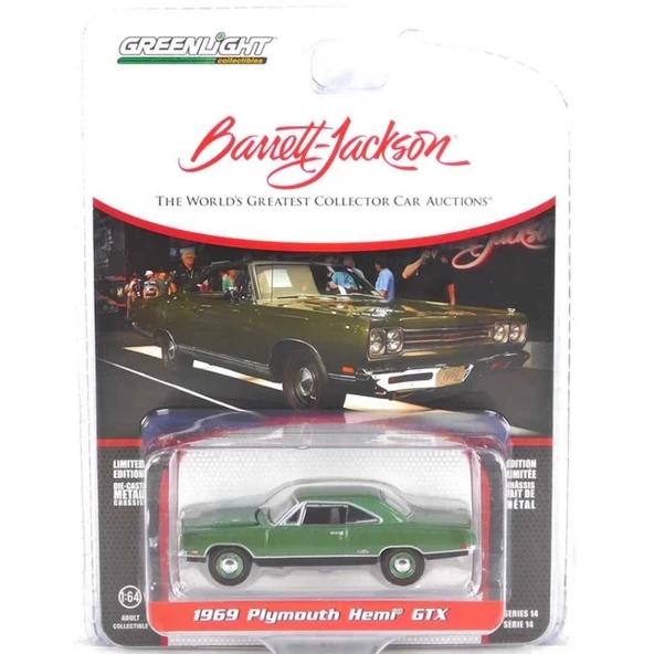 Nessiworld Greenlight 1/64 Barrett-Jackson Series 14- 1969 Plymouth HEMI GTX - 2