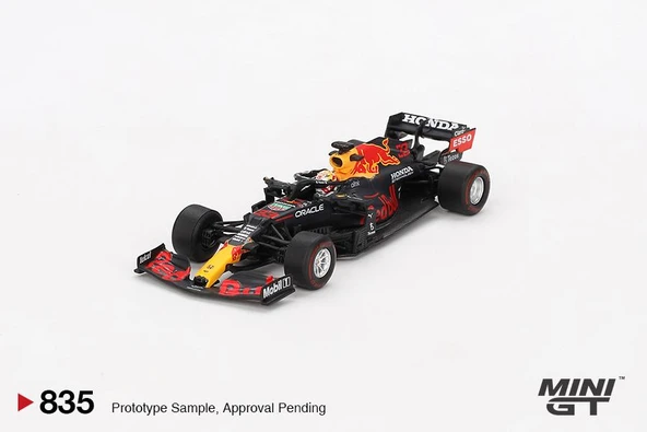 Mini GT Red Bull RB16B #33 Max Verstappen 2021 Abu Dhabi Grand Prix Winner 835