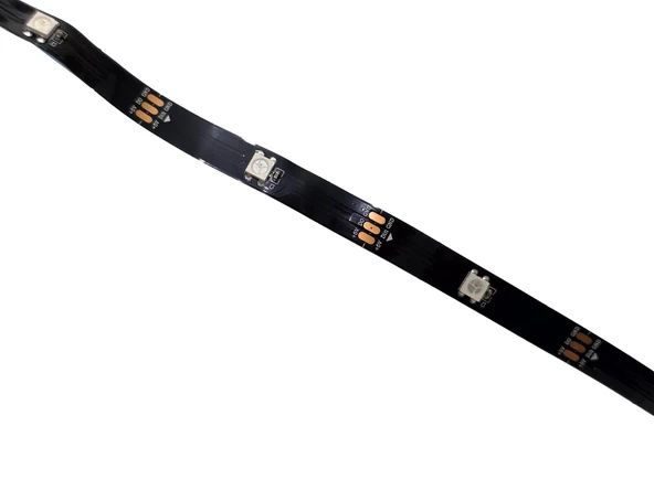 WS2812B Adreslenebilir Rgb Şerit Led 5 Metre 90 Led
