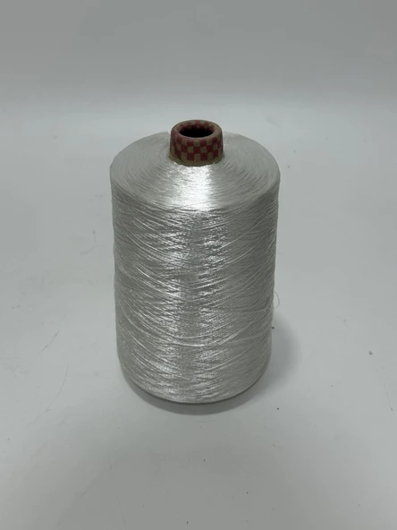 Beyaz Renk Polyester İplik 19 Rulo - 2