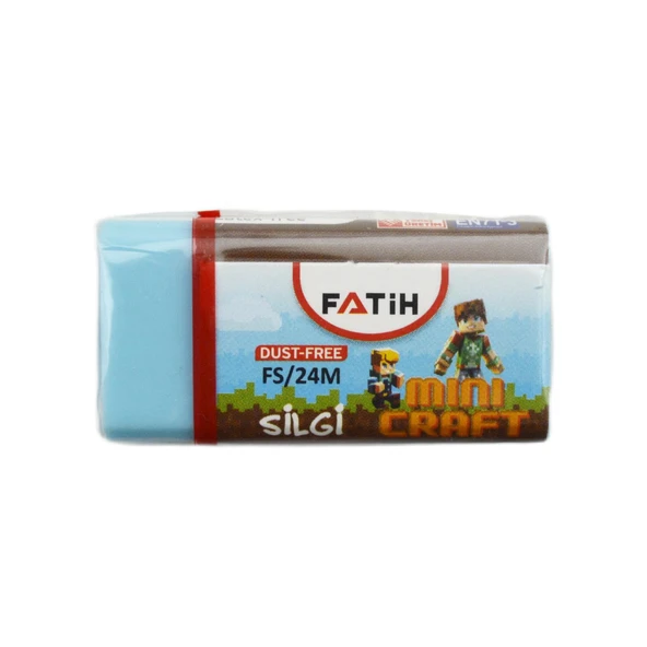 Fatih Mini Craft Dust Free Orta Boy Silgi No:24 1 Adet FA37080