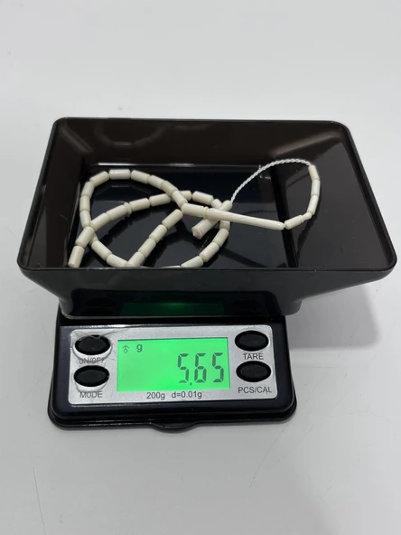 Kesme Fildişi Tesbih 5,64 Gram - Koleksiyonluk Fil Dişi Tespih - 5