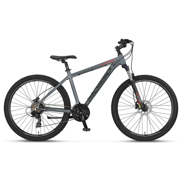 Mosso Wildfire LTD 27 Jant 18K H.Disk 21SPD Dağ Bisikleti Koyu Gri
