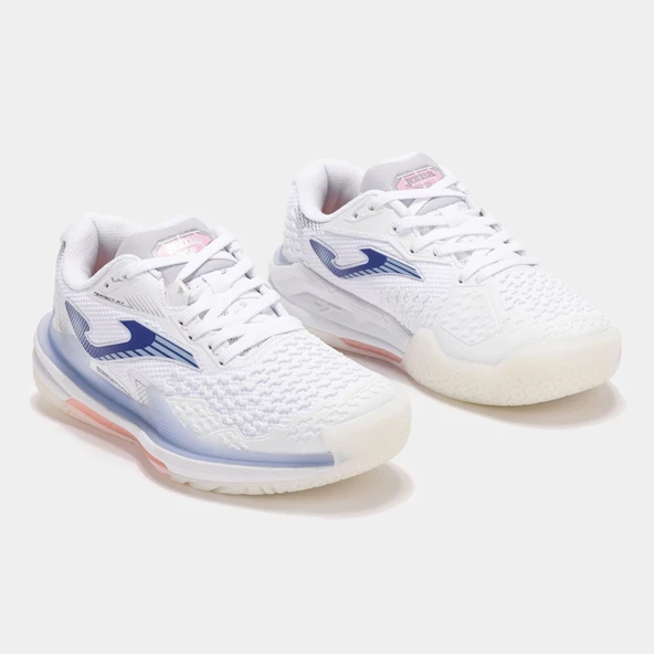 Joma Ace Kadın Beyaz Toprak & Sert Kort Tenis Ayakkabısı TACLS2502AC - Resim 2