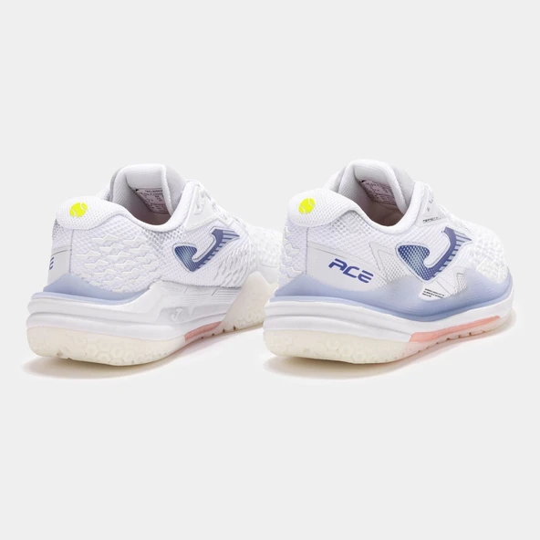 Joma Ace Kadın Beyaz Toprak & Sert Kort Tenis Ayakkabısı TACLS2502AC - Resim 3