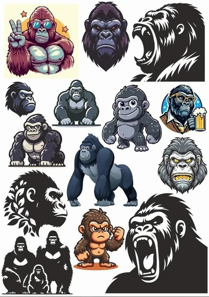 Goril Sticker Set