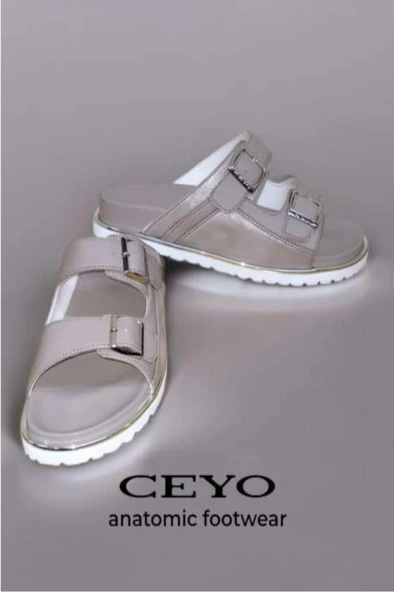 Ceyo 9988-8 Anatomik Taban Kadın Terlik Vizon 36-40 - 2