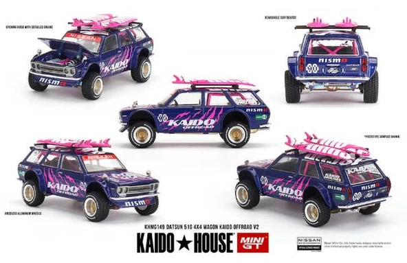 Mini GT Kaido House Datsun 510 4x4 Wagon Kaido Offroad V2 149 - 1