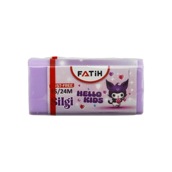 Fatih Hello Kids Dust Free Orta Boy Silgi No:24 1 Adet FA37074 - 2