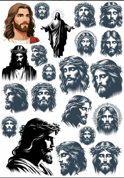 Jesus Sticker Set