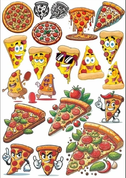 Pizza Sticker Set