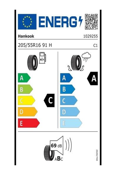 Hankook 205/55R16 91H K135 Ventus Prime 4 Oto Yaz Lastiği (Üretim Yılı:2025) - 2