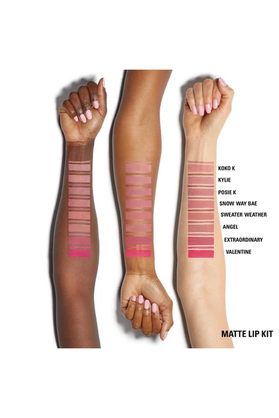 Kylie Dudak Kalemi ve Mat Likit Ruj Set 301 Angel - Resim 5