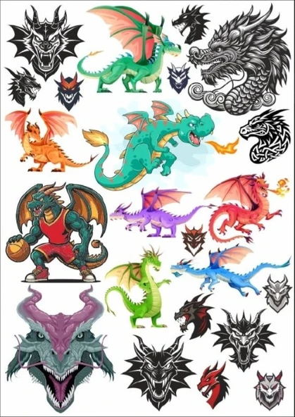 Ejderha Sticker Set