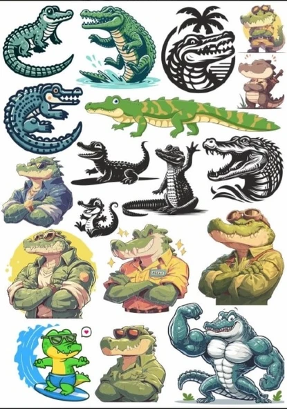 Tİmsah Sticker Set ürün görseli 1