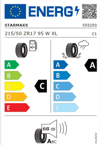 Starmaxx Dynamıx Sport 215/50ZR17 TL 95W XL Oto Yaz Lastiği (Üretim Yılı: 2025) - Resim 3