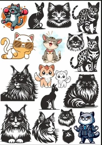 Kedi Sticker Set