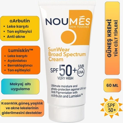 Noumes Güneş Kremi 60 Ml