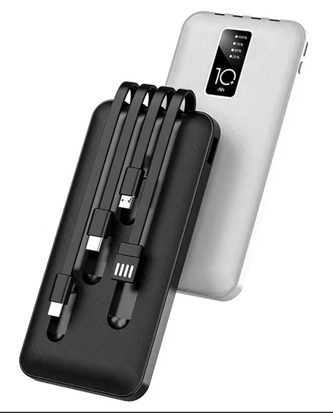 Auris ARS-KP17 Dahili Çoklu Kablolu Powerbank 10000 mAh - 3