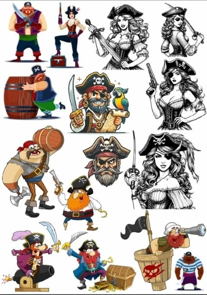 Korsan Sticker Set -1