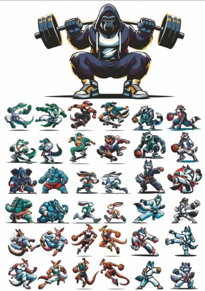 Goril Sticker Set