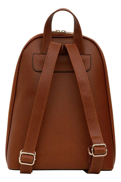 Kadın Vegan Deri Kahverengi Sırt Çantası - Explore Tasarım - 3