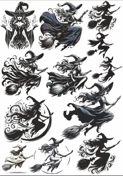 Cadı Sticker Set ürün görseli 1