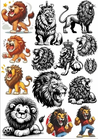 Aslan Sticker Set